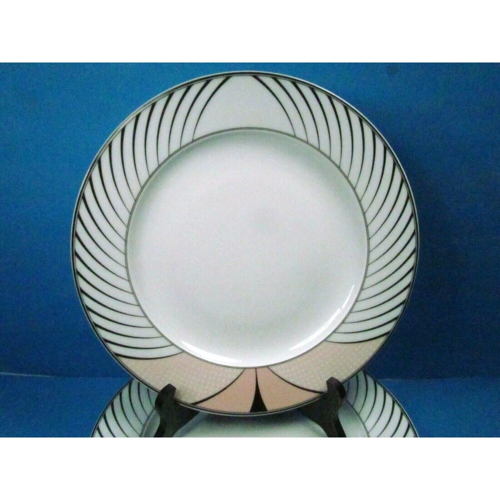 Royal Mosa Holland 10.5" Vintage Dinner Plates Set Of 4 Very Rare Plates Pink